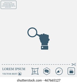 vector magnifying glass