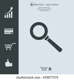 vector magnifying glass