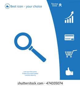 vector magnifying glass