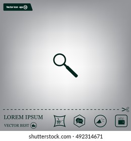 vector magnifying glass