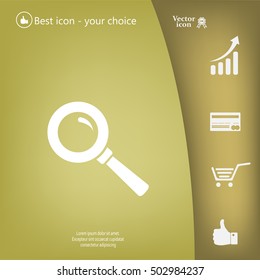 vector magnifying glass