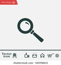 vector magnifying glass