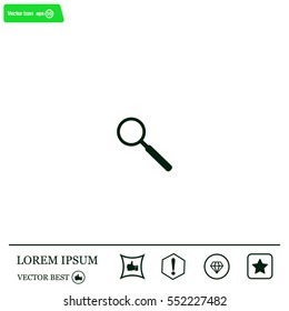 vector magnifying glass