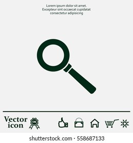 vector magnifying glass