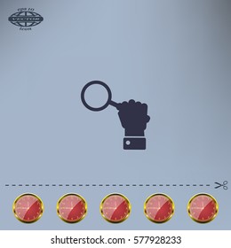 vector magnifying glass