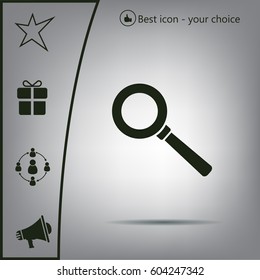 vector magnifying glass
