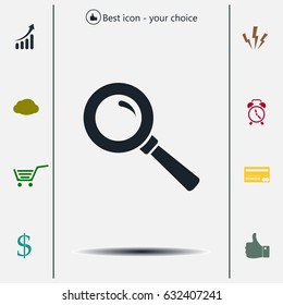 vector magnifying glass