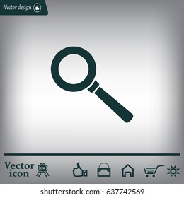 vector magnifying glass