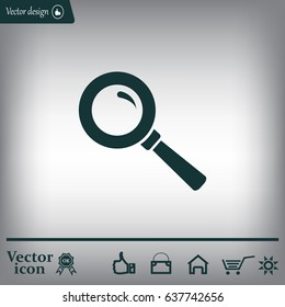 vector magnifying glass