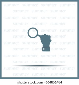 vector magnifying glass