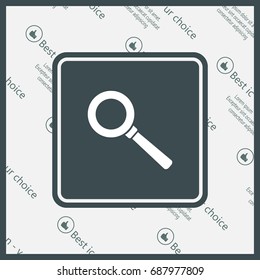 vector magnifying glass