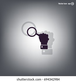 vector magnifying glass