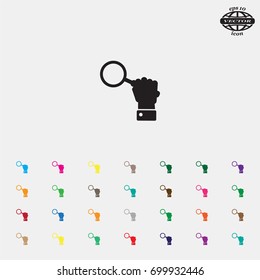 vector magnifying glass