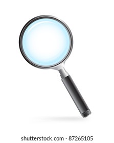 Vector of magnifying glass