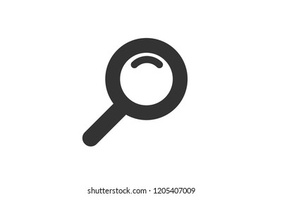 Vector magnifying glass icon vector