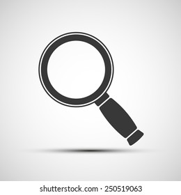 Vector magnifying glass icon