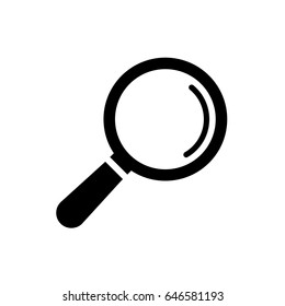 Vector magnifying glass icon