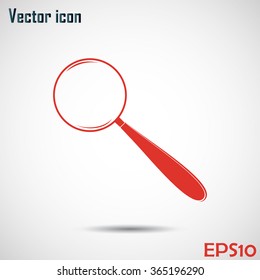 Vector magnifying glass search icon