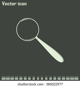 Vector magnifying glass search icon