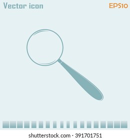 Vector magnifying glass search icon
