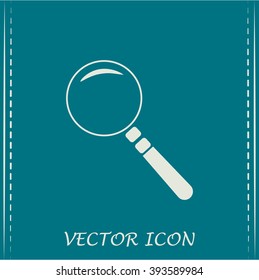Vector magnifying glass search icon 