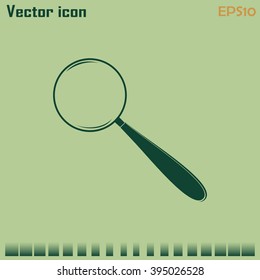 Vector magnifying glass search icon