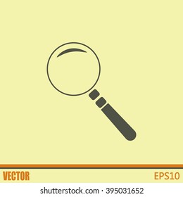 Vector magnifying glass search icon 