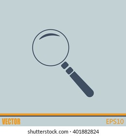 Vector magnifying glass search icon 