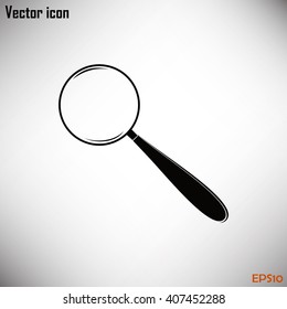 Vector magnifying glass search icon