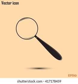 Vector magnifying glass search icon