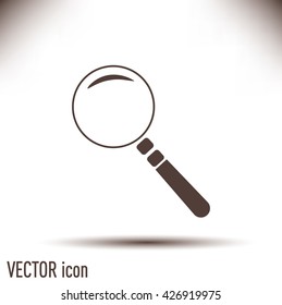 Vector magnifying glass search icon 