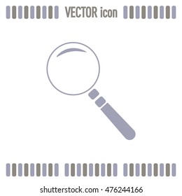 Vector magnifying glass search icon 