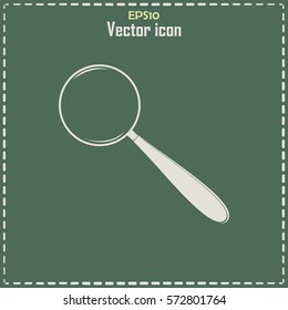 Vector magnifying glass search icon