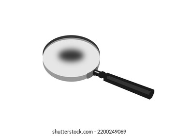 vector magnifying glass used for making images about enlarging objects science room or general image