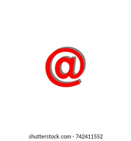 Vector mail. 3D icon