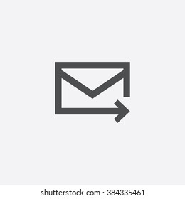 Vector Mail Arrow Icon
