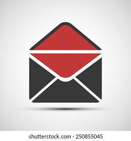 Vector mail envelope