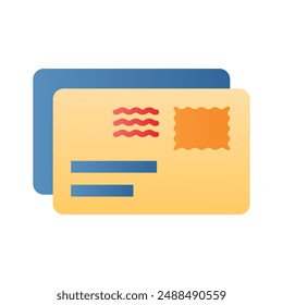 Vector Mail Icon for Email Notification, ready to use vector design