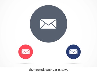 Vector Mail icon flat letter icon on transparent background. message Vector Mail icon envelope illustration - Vector Mail icon send letter isolated.Vector