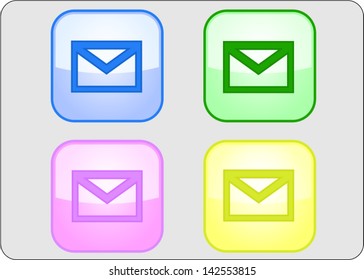 vector mail icons