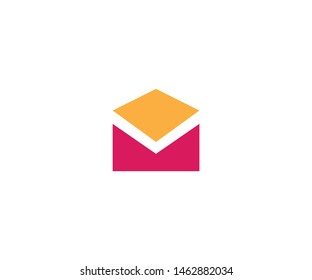 vector mail isolated on white background icon