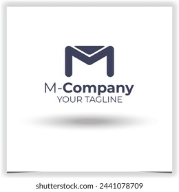 Plantilla de diseño de logotipo de correo vectorial