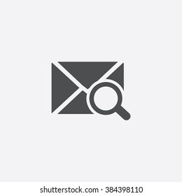 Vector mail search Icon