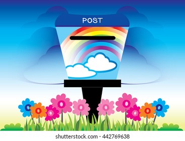 Vector of mailbox design