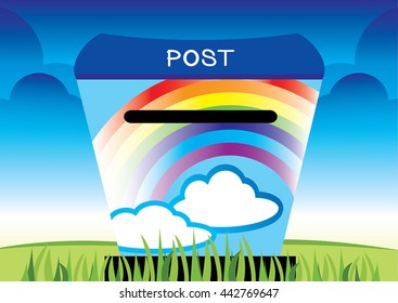 Vector of mailbox design