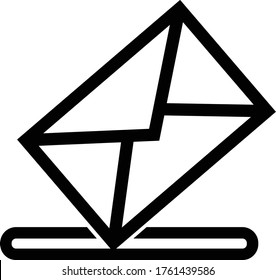 Vektorpostensymbol, Illustration EPS10