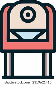 Icono de buzón de vectores, cajas de cartas para comunicación, símbolo de correo electrónico antiguo para la dirección de contacto, Ilustración vectorial 19
