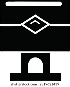 Icono de buzón de vectores, cajas de letras para comunicación, símbolo de correo electrónico antiguo para la dirección de contacto, Ilustración vectorial 17