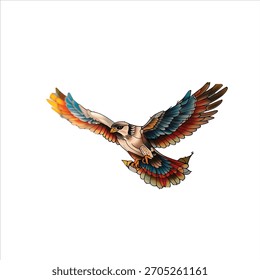 Vektor Majestic Falcon im Flug