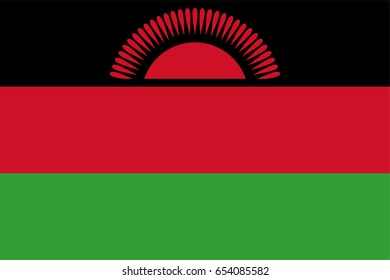 Vector Malawi flag, Malawi flag illustration, Malawi flag picture, Malawi flag image